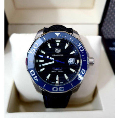 Shop Authentic Tag Heuer Aquaracer Black Dial Watch for Men - WAY201C.FC6395 - Luxxuri