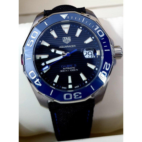 Shop Authentic Tag Heuer Aquaracer Black Dial Watch for Men - WAY201C.FC6395 - Luxxuri