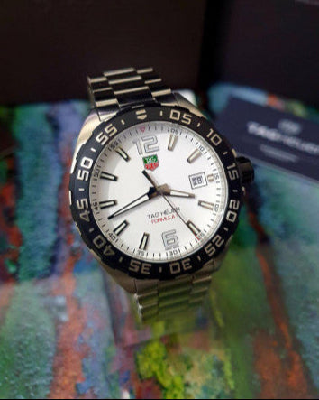 Shop Authentic Tag Heuer Formula 1 White Dial Watch for Men - WAZ1111.BA0875 - Luxxuri