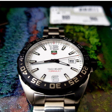 Shop Authentic Tag Heuer Formula 1 White Dial Watch for Men - WAZ1111.BA0875 - Luxxuri