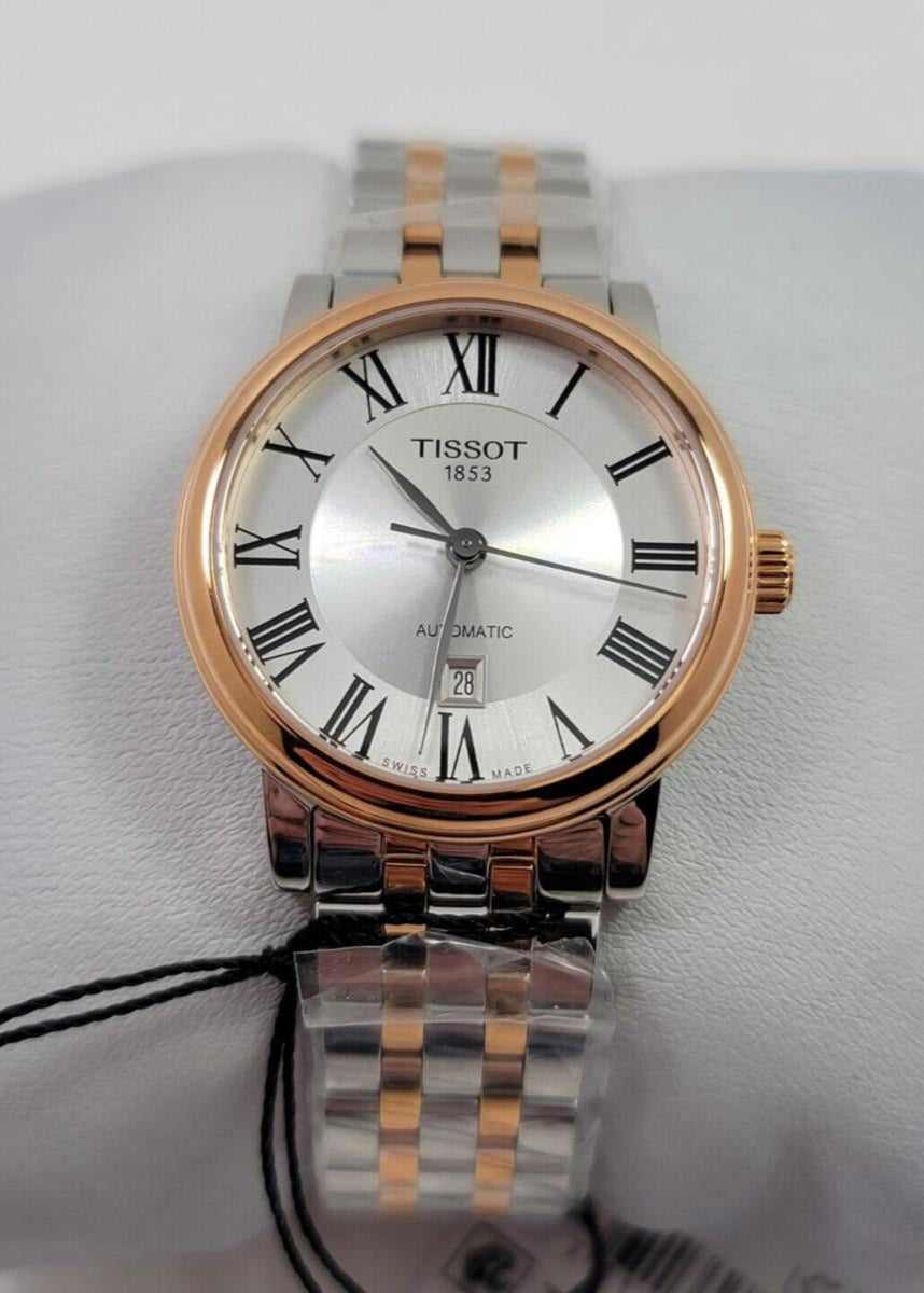 Shop Authentic Tissot T Classic Carson Premium 30 White Dial Two Tone Steel Strap Watch for Women - T122.207.22.033.00 - Luxxuri