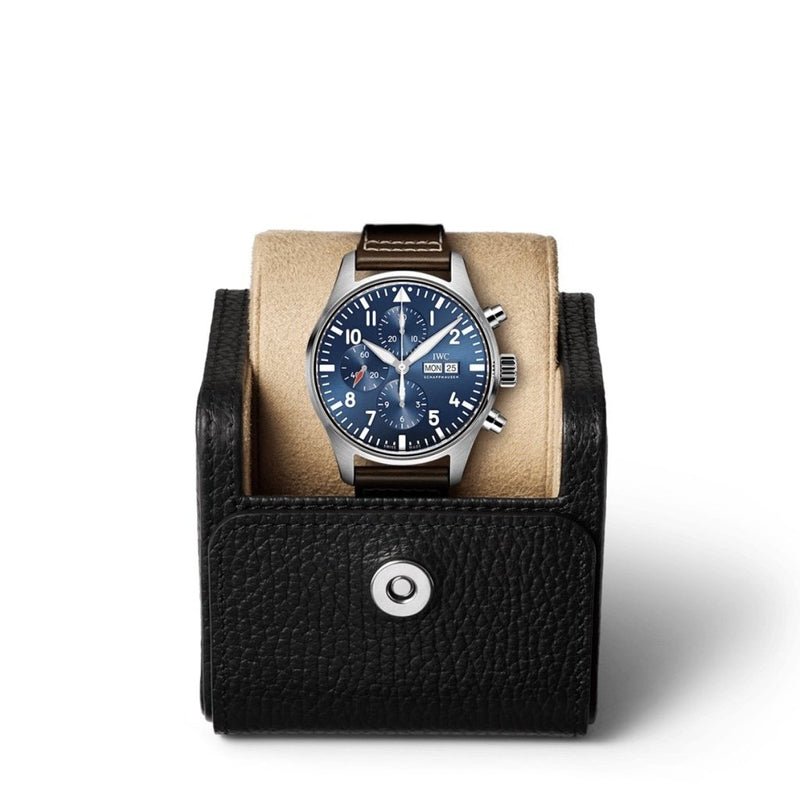 Shop Authentic IWC Pilot’s Watch Chronograph Edition “Le Petit Prince” Blue Dial Brown Leather Strap Watch for Men - IW377714 - Luxxuri