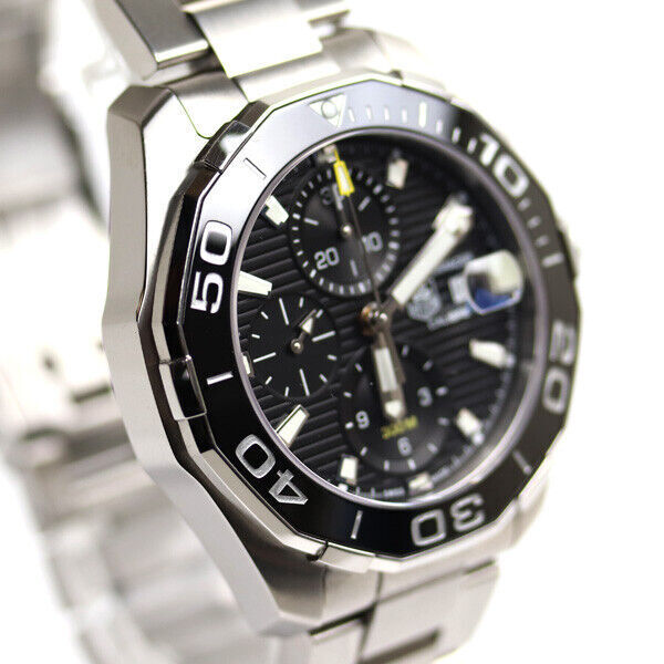 Shop Authentic Tag Heuer Aquaracer Black Dial Watch for Men - CAY211A.BA0927 - Luxxuri
