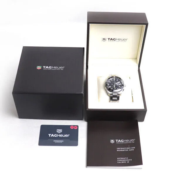 Shop Authentic Tag Heuer Aquaracer Black Dial Watch for Men - CAY211A.BA0927 - Luxxuri