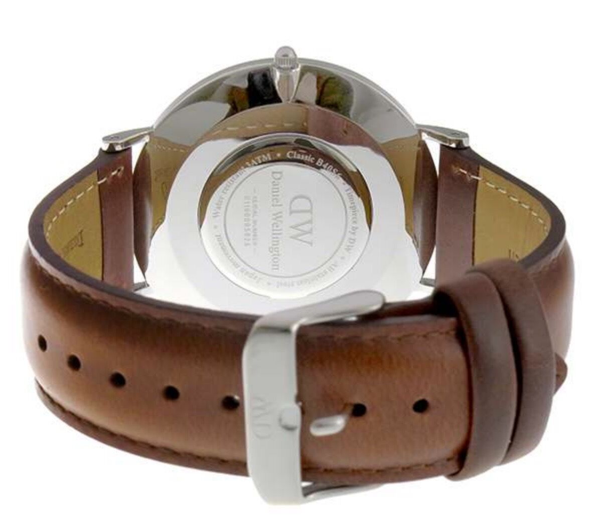 Shop Authentic Daniel Wellington Classic St Mawes Black Dial Brown Leather Strap Watch For Men - DW00100130 - Luxxuri