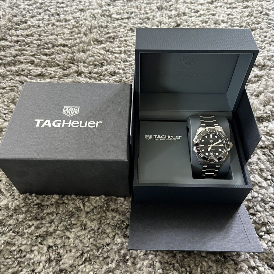 Shop Authentic Tag Heuer Aquaracer Professional 300 Automatic Black Dial Silver Steel Strap Watch for Men - WBP201A.BA0632 - Luxxuri