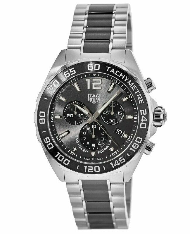 Shop Authentic Tag Heuer Formula 1 Anthracite Dial Two Tone Steel Strap Watch For Men - CAZ1011.BA0843 - Luxxuri