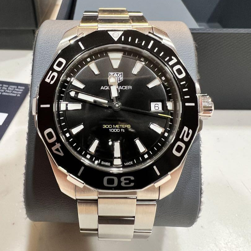 Shop Authentic Tag Heuer Aquaracer Black Dial Watch for Men - WAY111A.BA0928 - Luxxuri