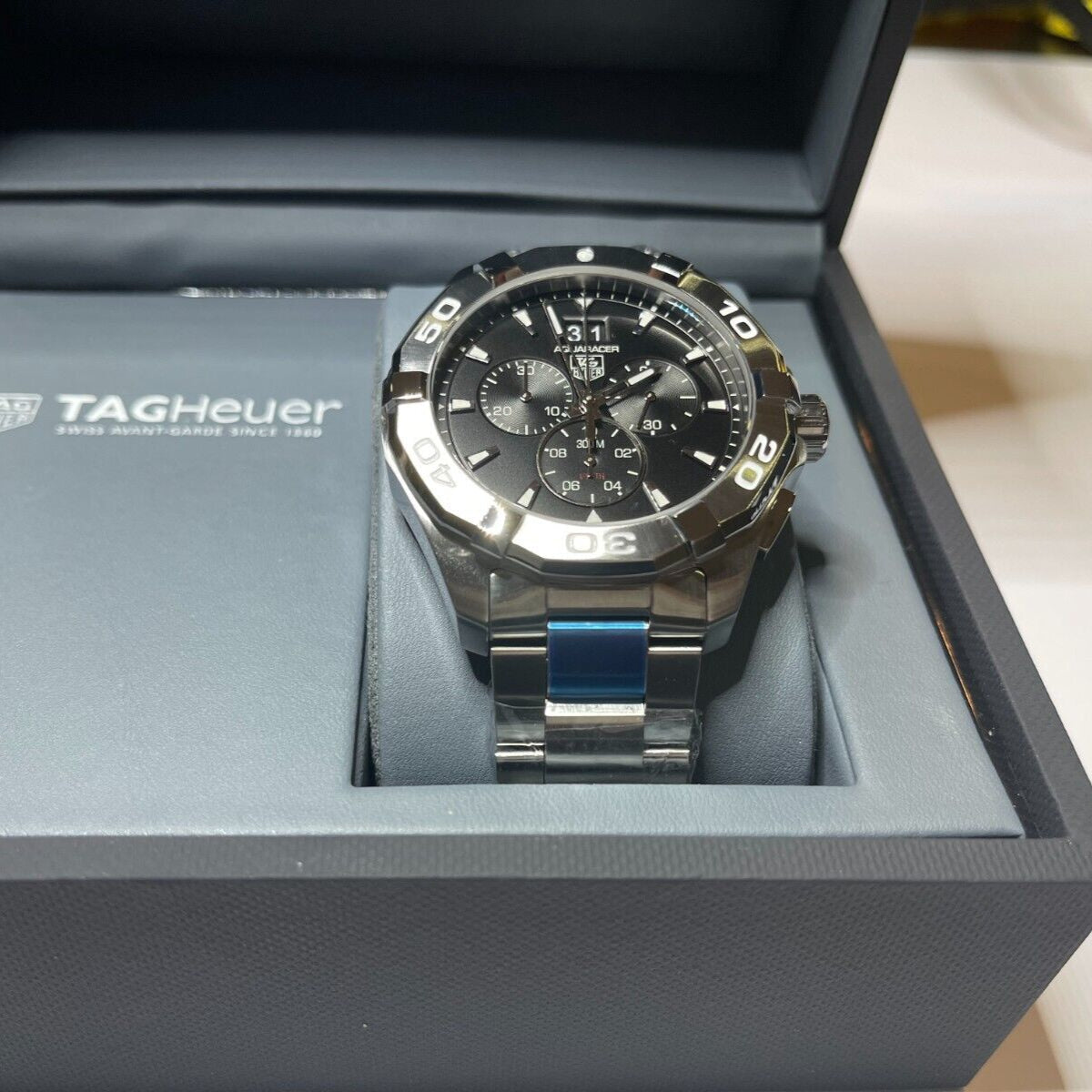 Shop Authentic Tag Heuer Aquaracer Black Dial Watch for Men - CAY1110.BA0927 - Luxxuri