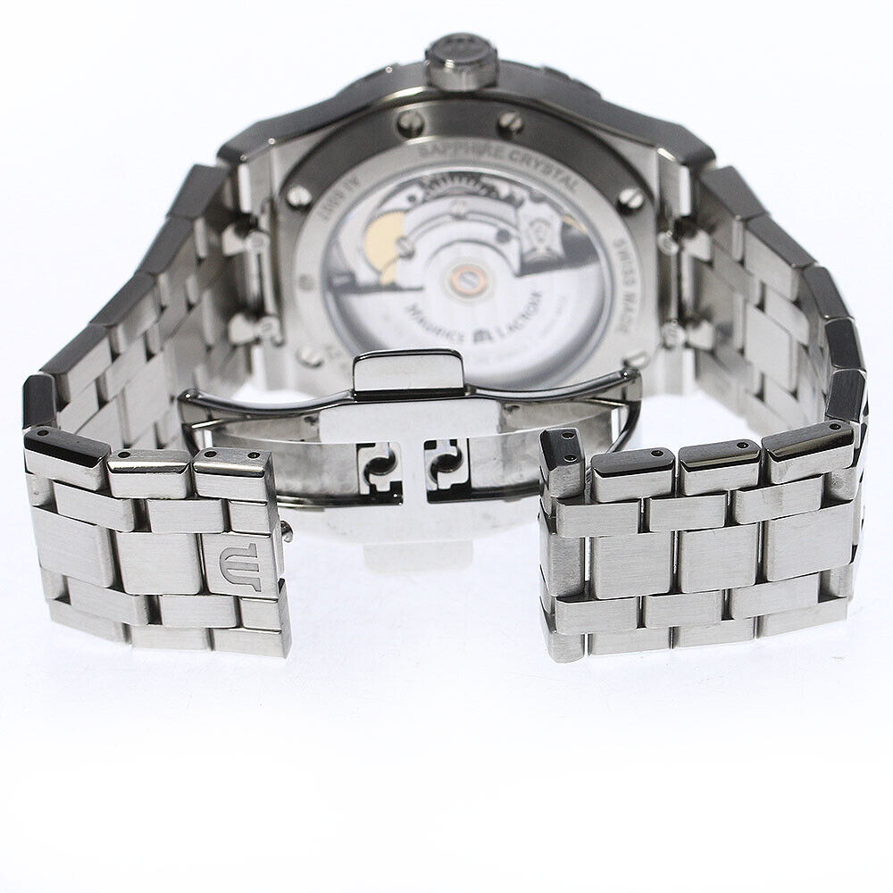 Shop Authentic Maurice Lacroix Aikon Automatic Black Dial Silver Steel Strap Watch for Men - AI1807-SS002-330-1 - Luxxuri