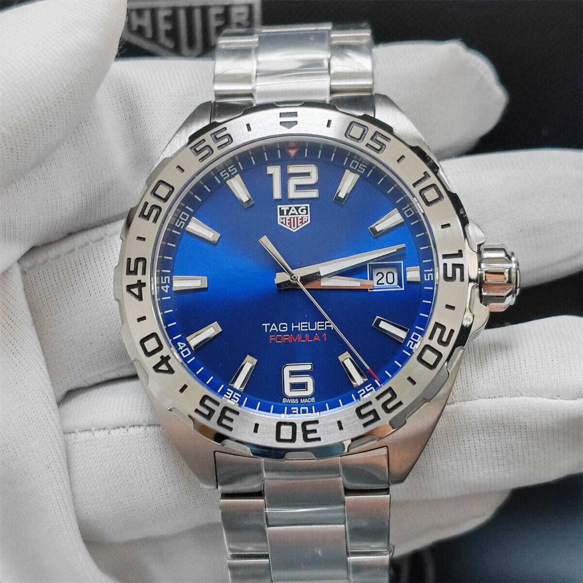 Shop Authentic Tag Heuer Formula 1 Blue Dial Watch for Men - WAZ1118.BA0875 - Luxxuri