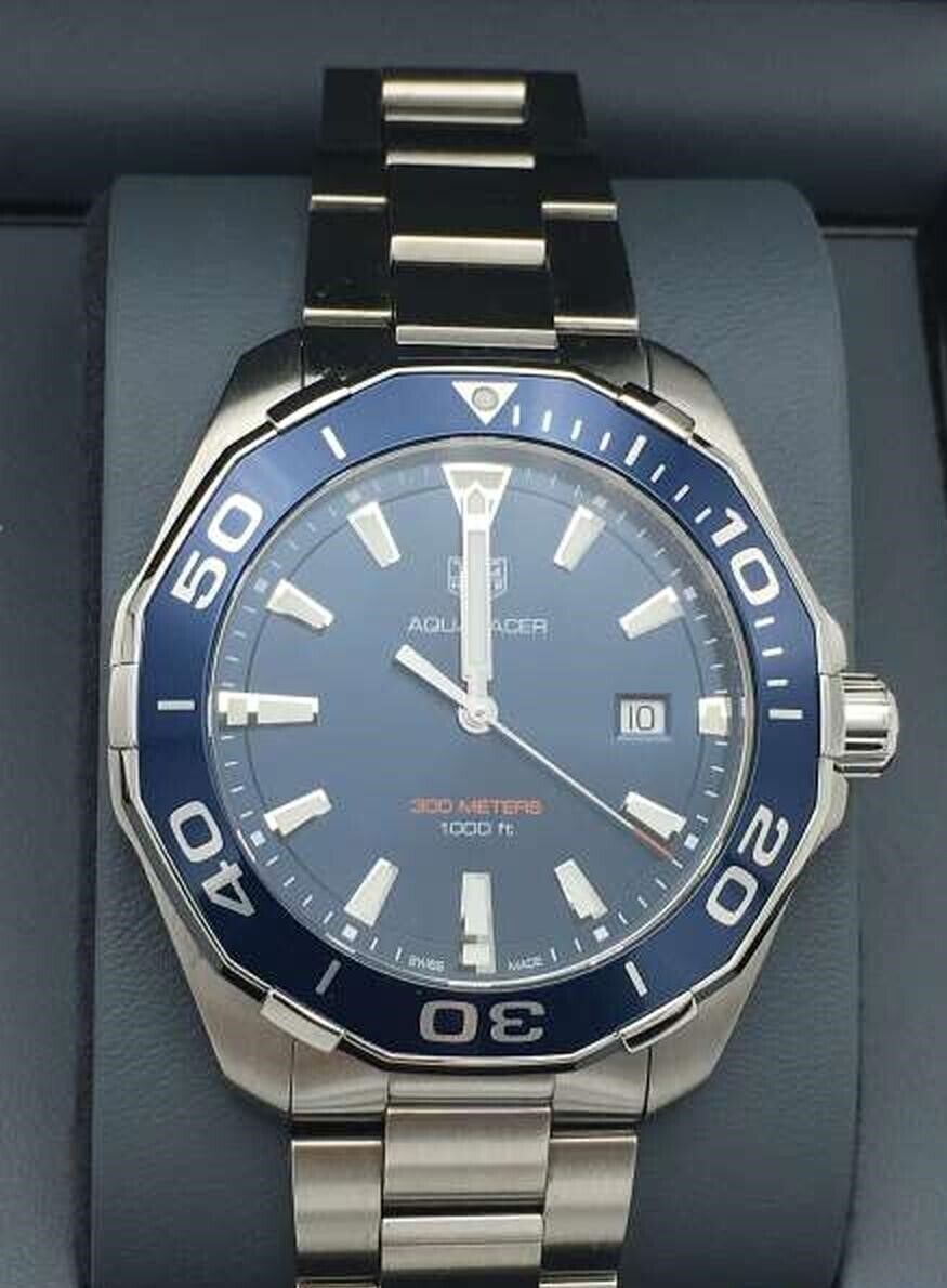 Shop Authentic Tag Heuer Aquaracer Blue Dial Watch for Men - WAY101C.BA0746 - Luxxuri