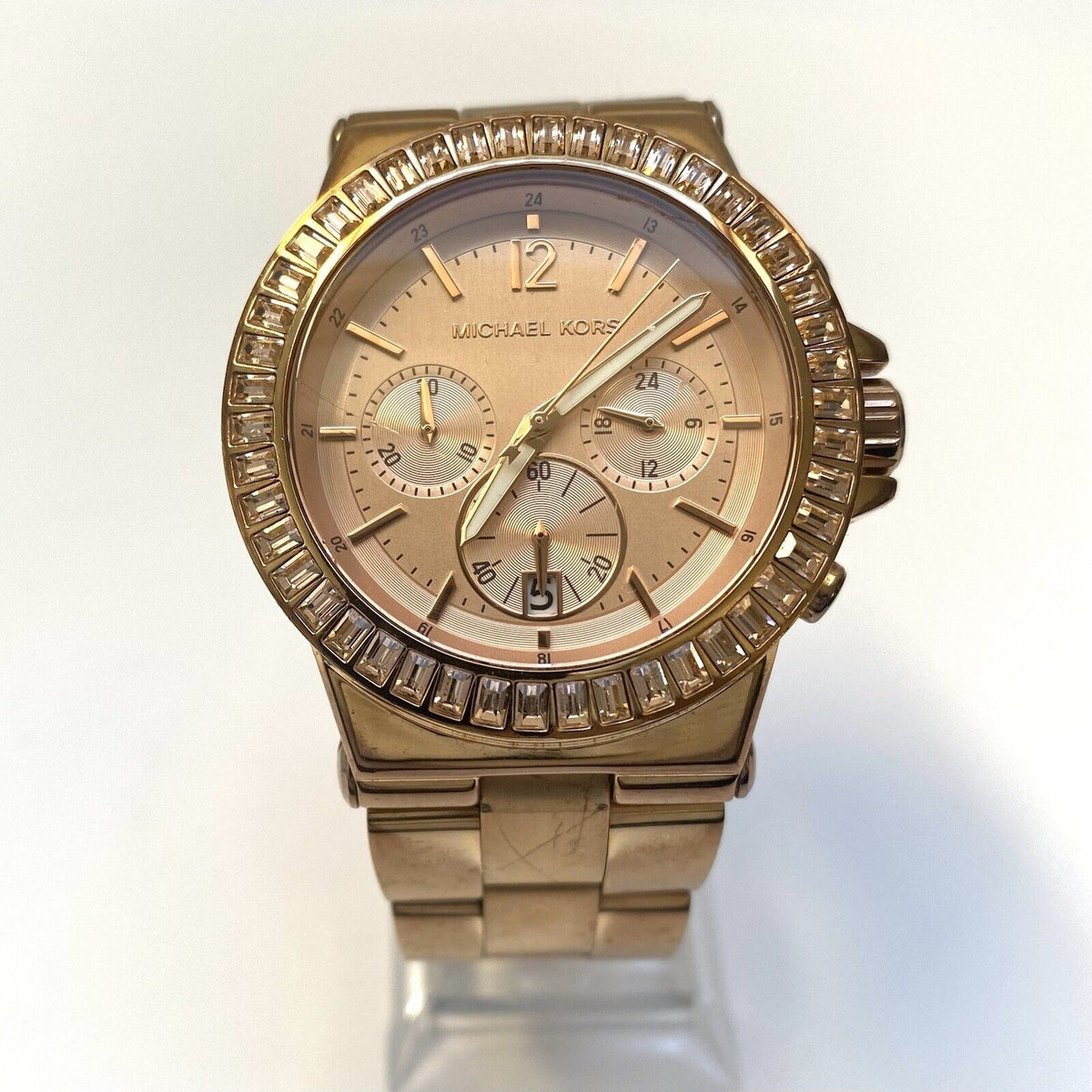 Michael Kors Dylan Rose Gold Dial Rose Gold Steel Strap Watch for Women - MK5412