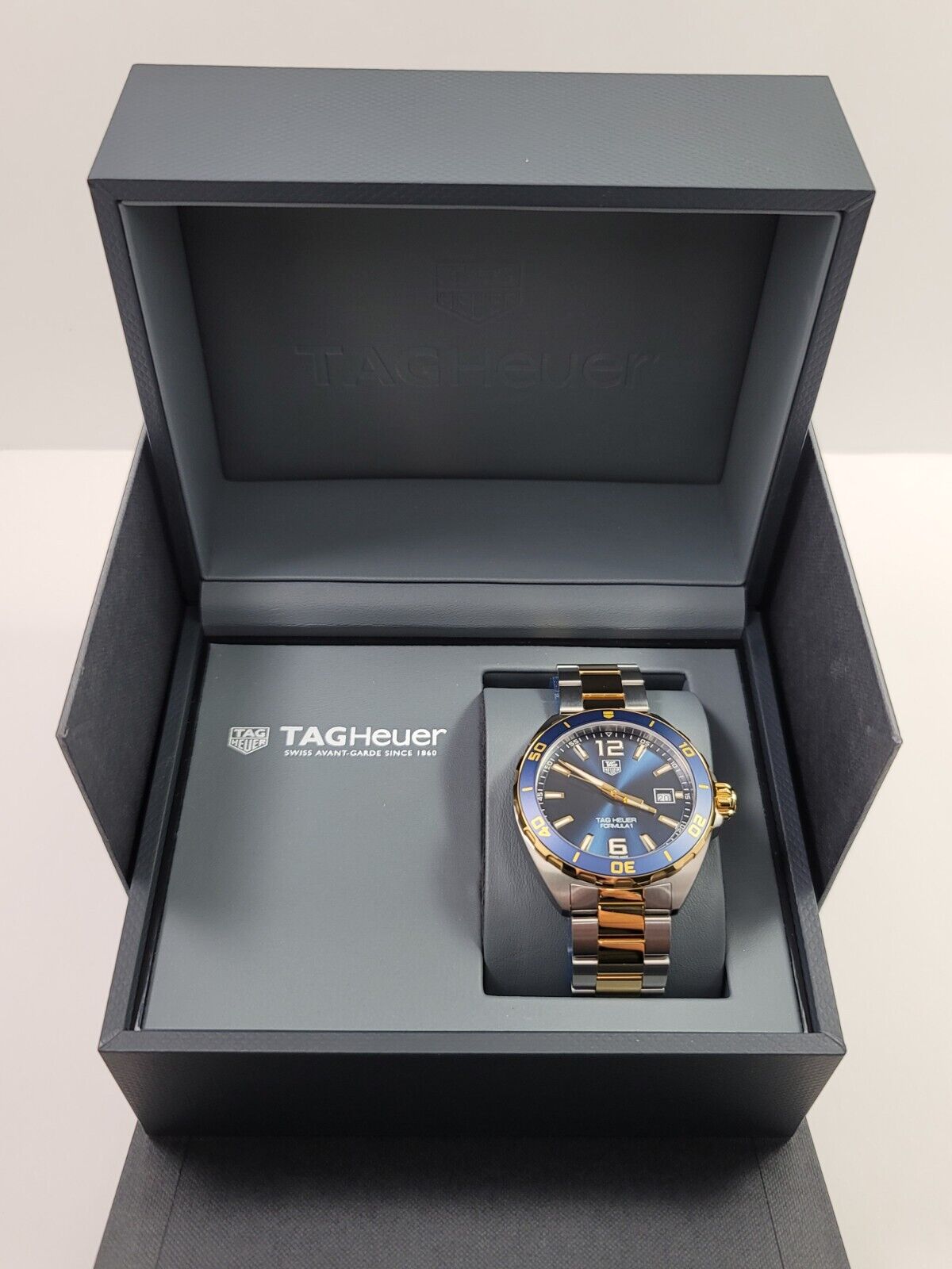 Shop Authentic Tag Heuer Formula Blue Dial Watch for Men - WAZ1120.BB0879 - Luxxuri