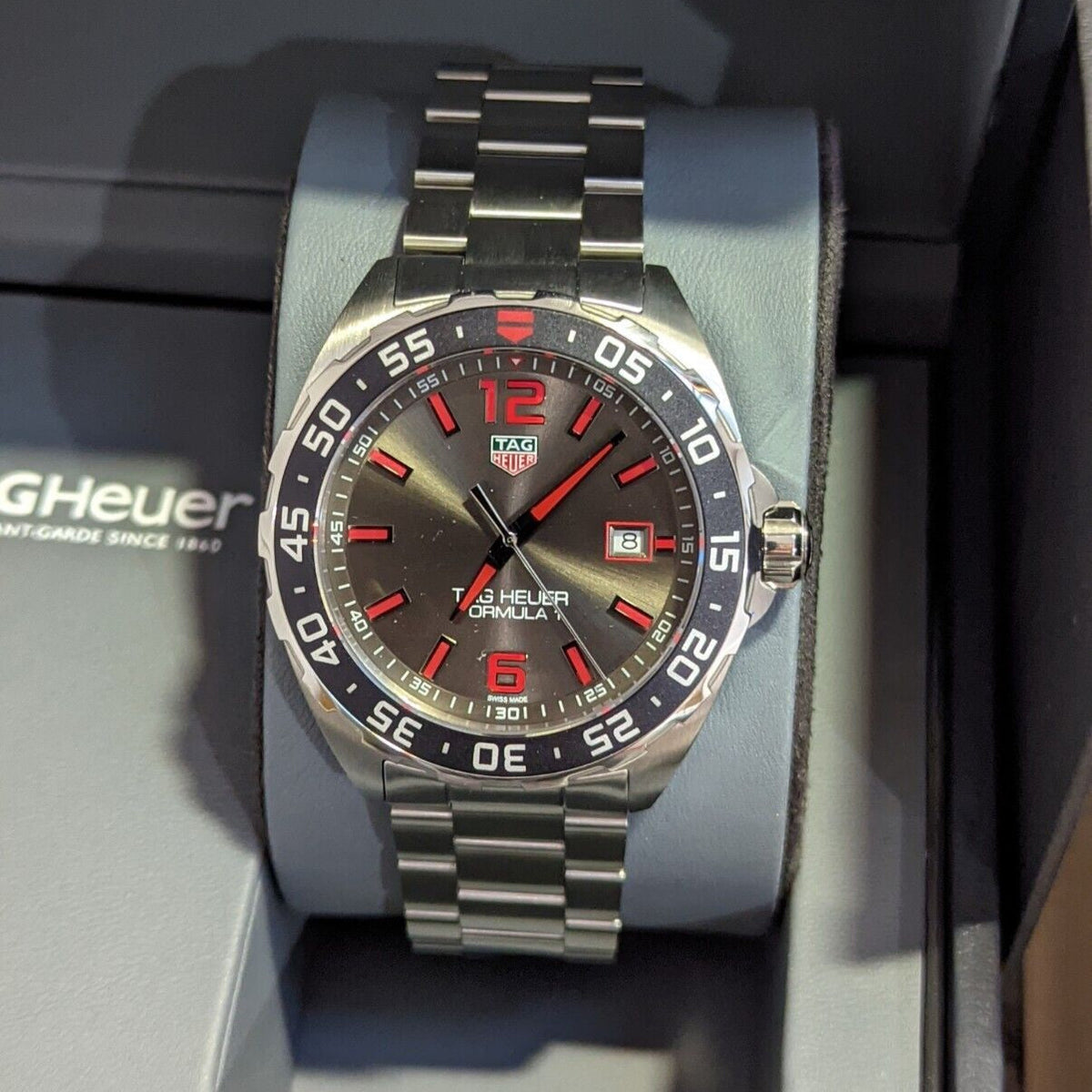 Shop Authentic Tag Heuer Formula 1 Anthracite Dial Watch for Men - WAZ1018.BA0842 - Luxxuri