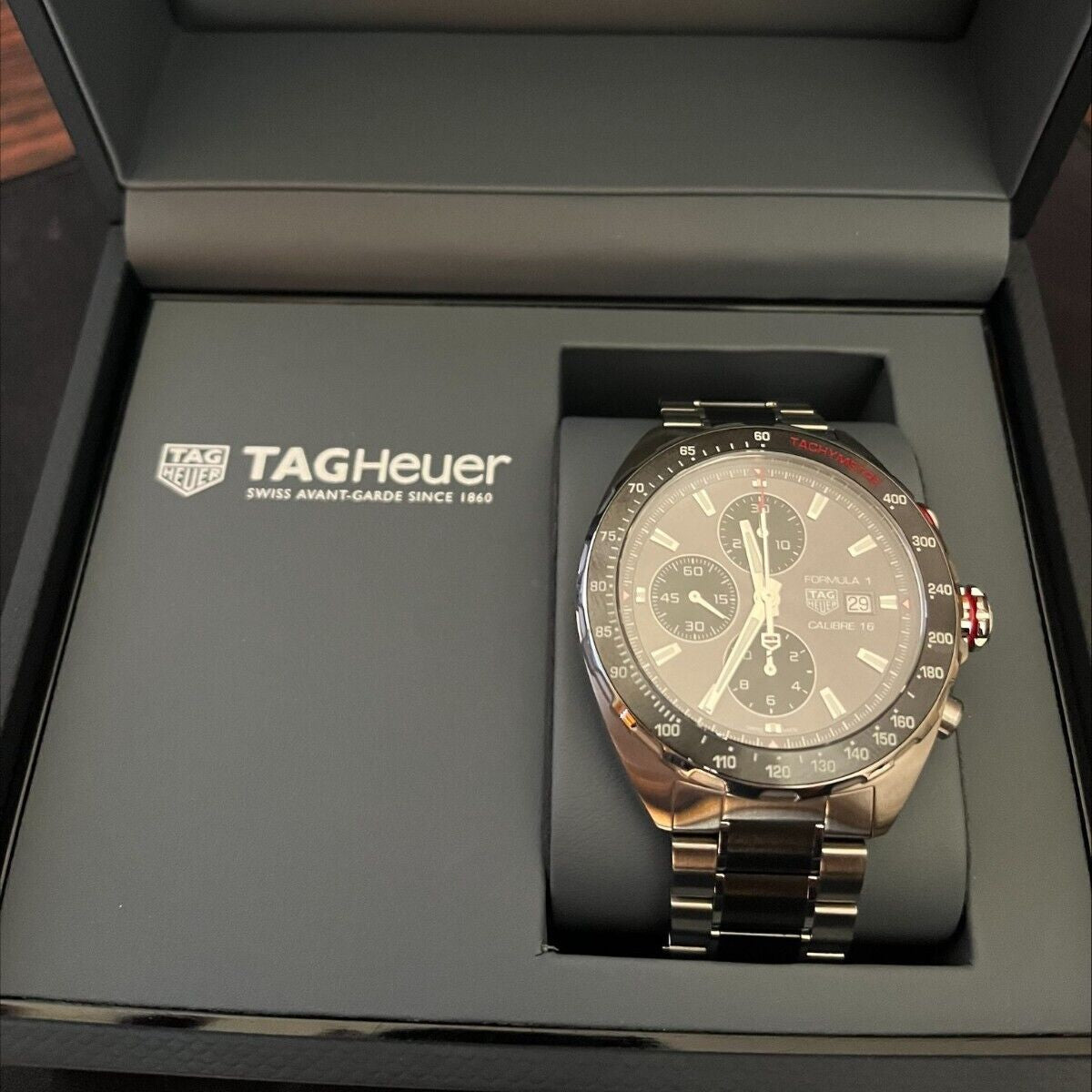 Shop Authentic Tag Heuer Formula 1 Automatic Chronograph Grey Dial Two Tone Strap Watch for Men - CAZ2012.BA0970 - Luxxuri