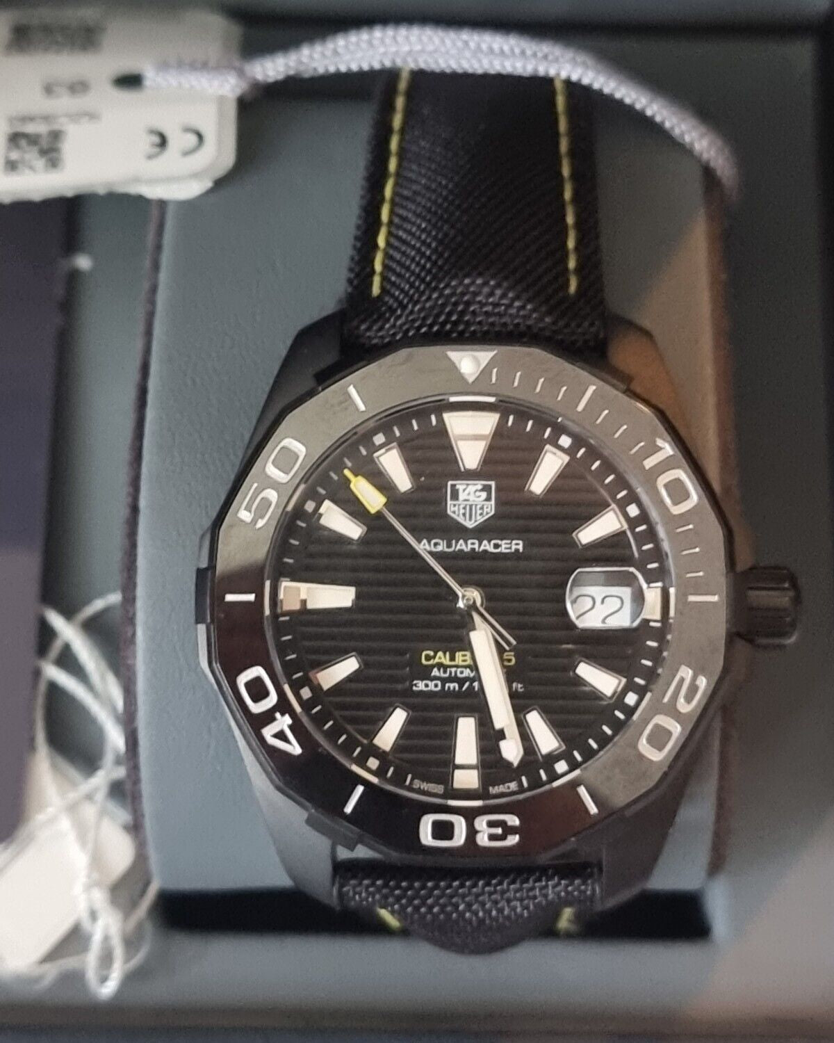 Shop Authentic Tag Heuer Aquaracer Black Dial Watch for Men - WAY218A.FC6362 - Luxxuri