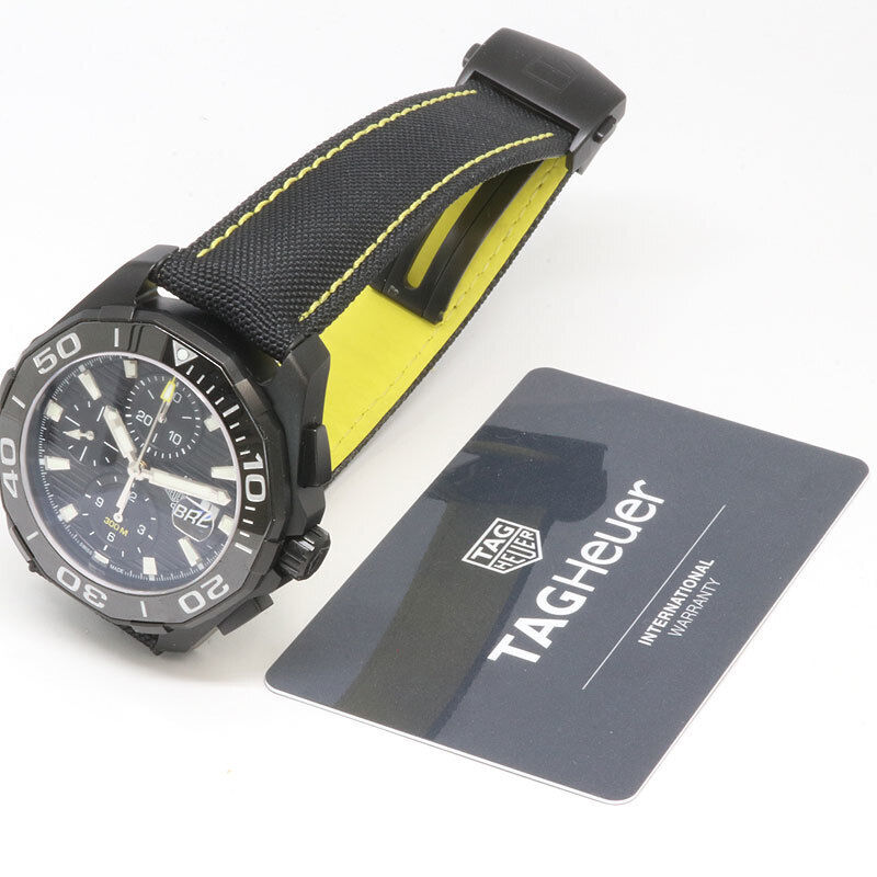 Shop Authentic Tag Heuer Aquaracer PVD Black Dial Watch for Men - CAY218A.FC6361 - Luxxuri