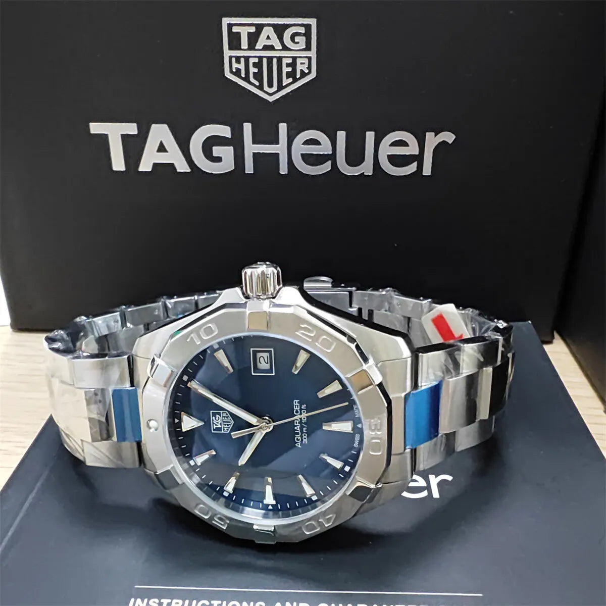 Shop Authentic Tag Heuer Aquaracer Blue Dial Watch for Men - WAY1112.BA0928 - Luxxuri