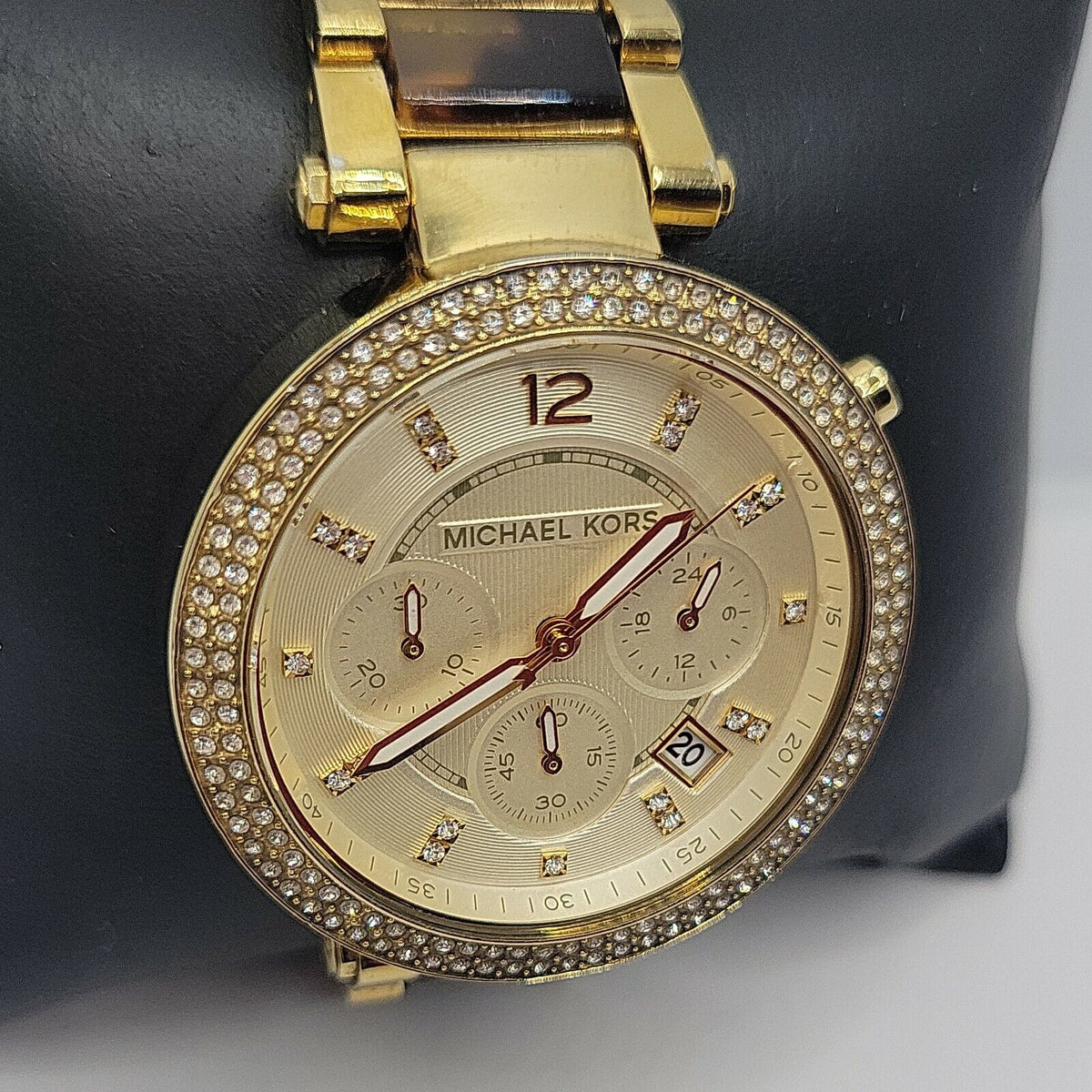 Shop Authentic Michael Kors Parker Gold Dial Two Tone Steel Strap Watch for Women - MK5688 - Luxxuri