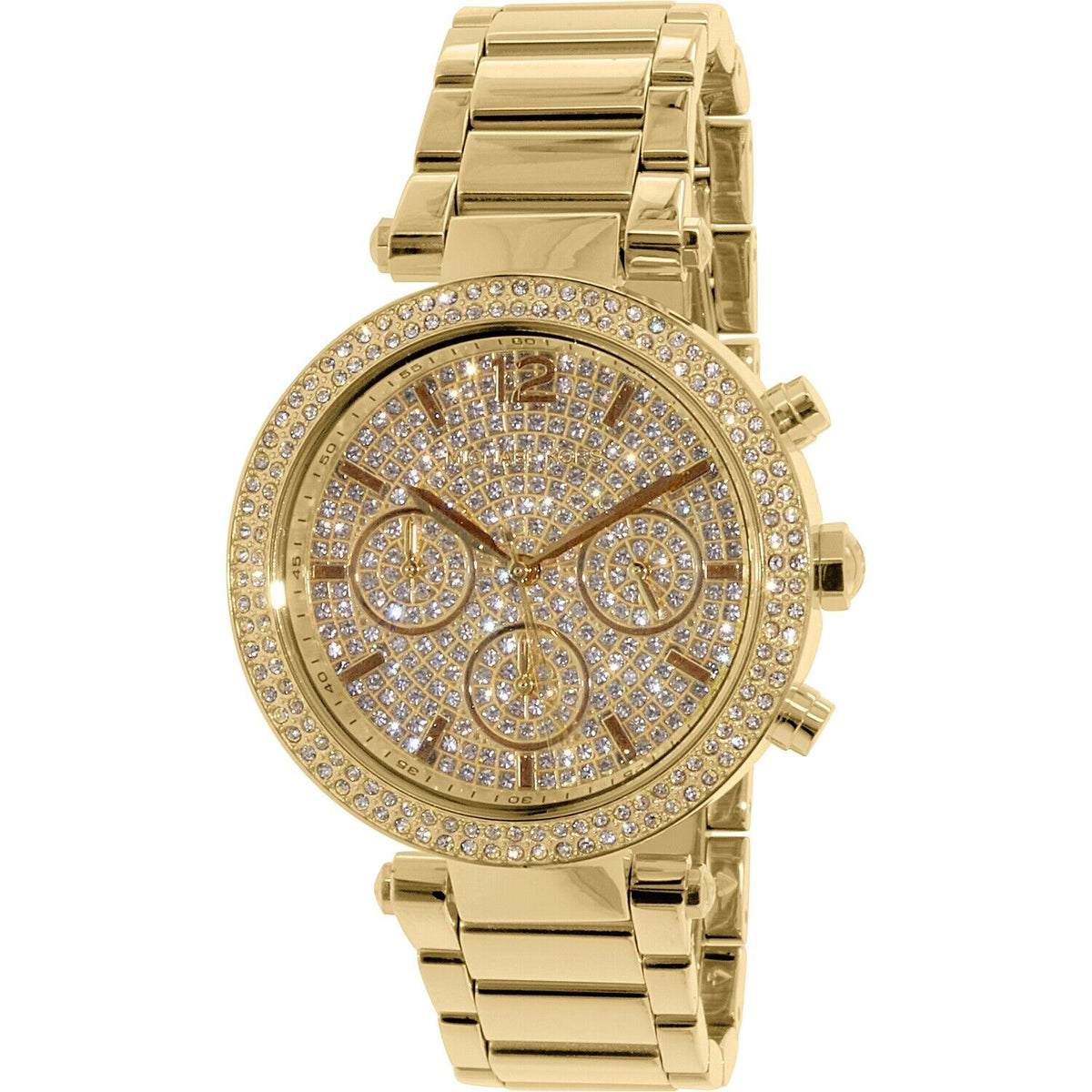 Shop Authentic Michael Kors Parker Gold Dial Gold Steel Strap Watch for Women - MK5856 - Luxxuri