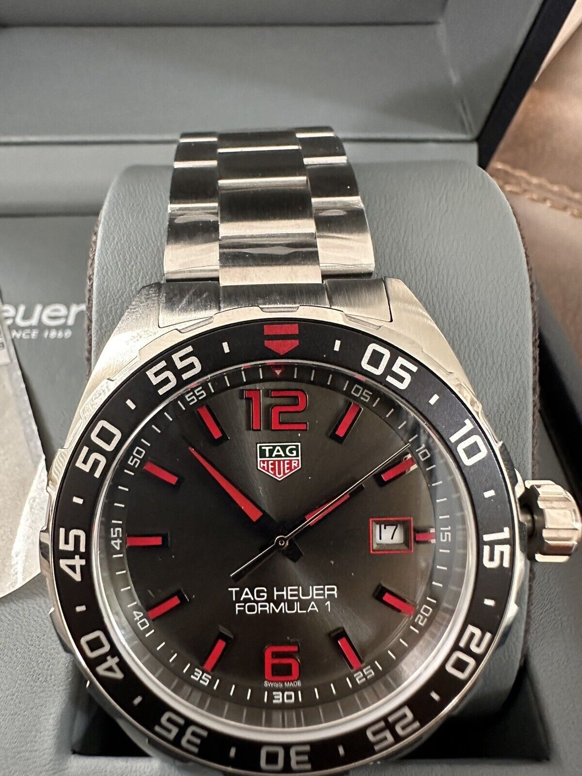Shop Authentic Tag Heuer Formula 1 Anthracite Dial Watch for Men - WAZ1018.BA0842 - Luxxuri