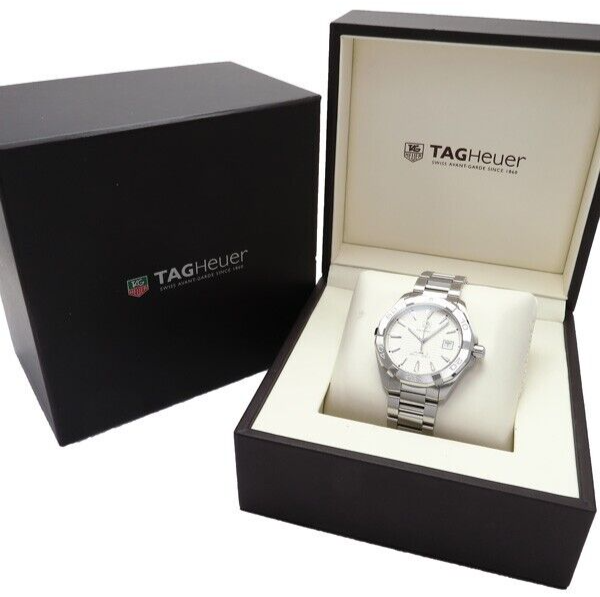 Shop Authentic Tag Heuer Aquaracer White Dial Watch for Men - WAY2111.BA0928 - Luxxuri