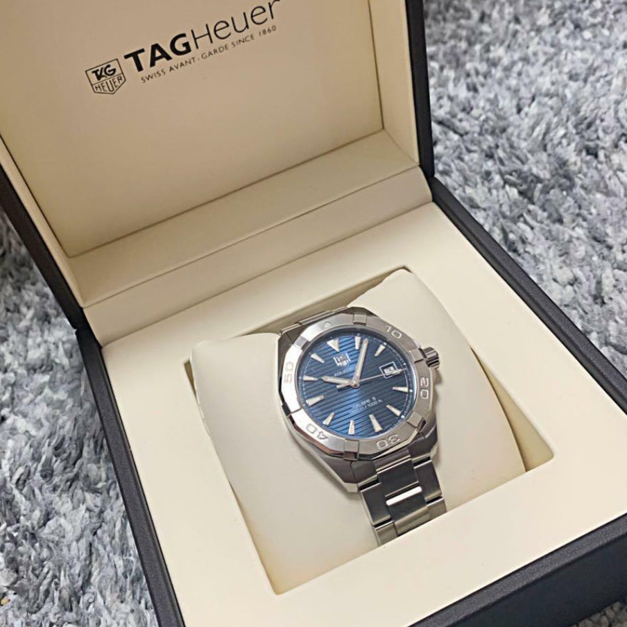 Shop Authentic Tag Heuer Aquaracer Blue Dial Watch for Men - WAY2112.BA0928 - Luxxuri