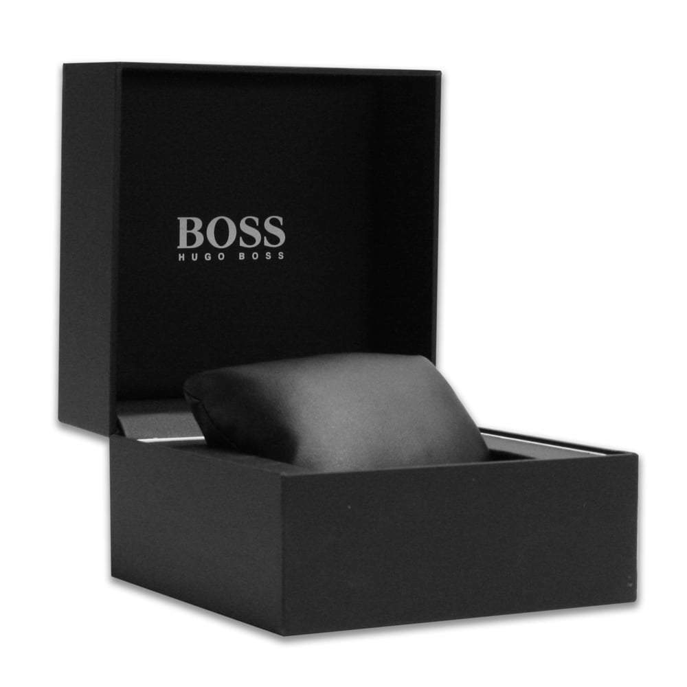 Hugo Boss Pilot Edition Chronograph Blue Dial Brown Leather Strap Watch for Men - 1513852