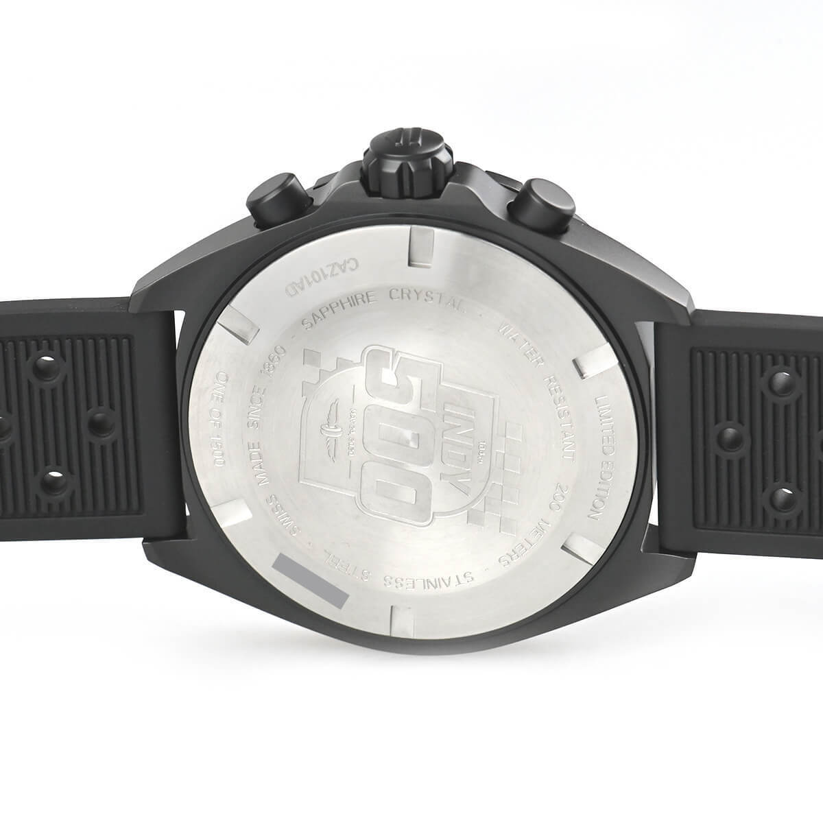 Shop Authentic Tag Heuer Formula 1 Indy 500 Limited Edition Chronograph Black Dial Black Rubber Strap Watch for Men - CAZ101AD.FT8024 - Luxxuri