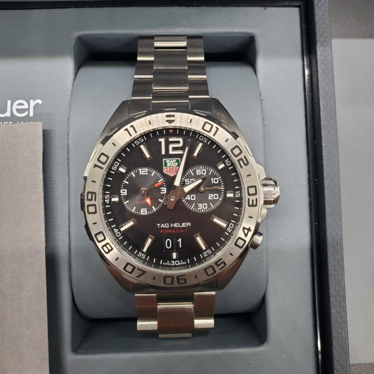 Shop Authentic Tag Heuer Formula 1 Black Dial Watch for Men - WAZ111A.BA0875 - Luxxuri