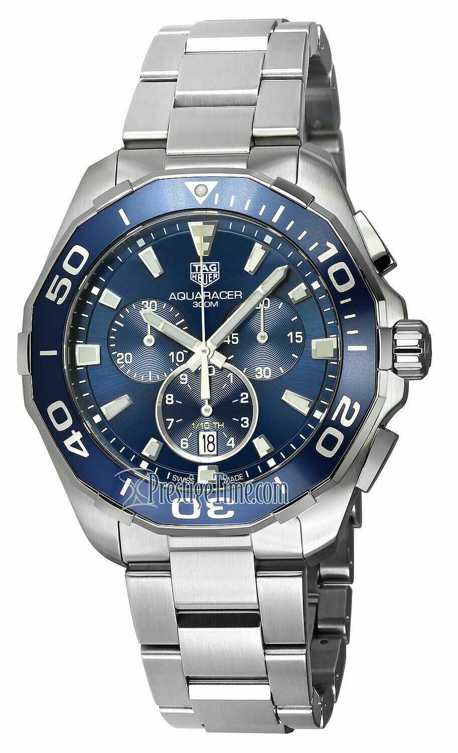 Shop Authentic Tag Heuer Aquaracer Blue Dial Watch for Men - CAY111B.BA0927 - Luxxuri