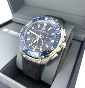 Shop Authentic Tag Heuer Aquaracer Blue Dial Watch for Men - CAY111B.FT6041 - Luxxuri