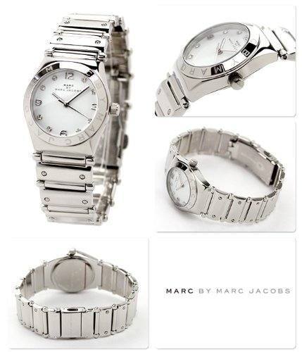 Shop Authentic Marc Jacobs White Dial Silver Steel Strap Watch for Women - MBM3052 - Luxxuri