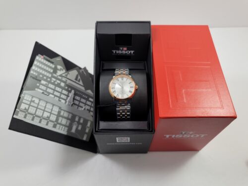 Shop Authentic Tissot T Classic Carson Premium 30 White Dial Two Tone Steel Strap Watch for Women - T122.207.22.033.00 - Luxxuri
