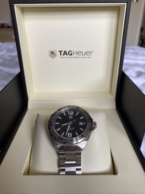 Shop Authentic Tag Heuer Formula 1 Automatic Black Dial Silver Steel Strap Watch for Men - WAZ2113.BA0875 - Luxxuri