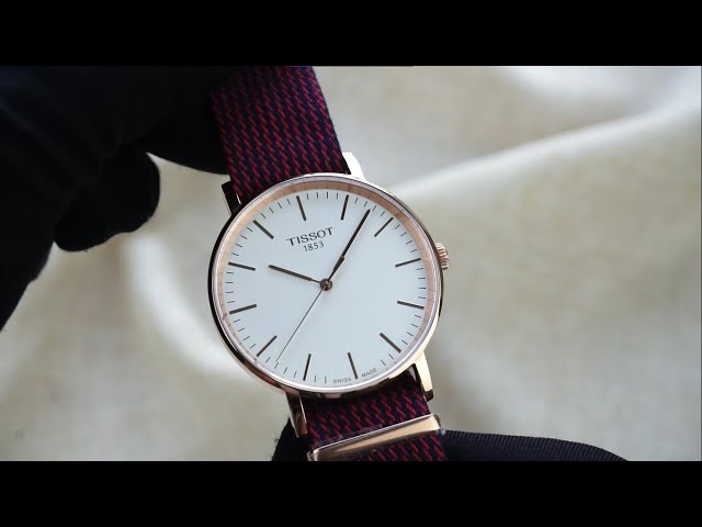 Shop Authentic Tissot T Classic Everytime Medium White Dial Two Tone NATO Strap Watch for Men - T109.410.38.031.00 - Luxxuri
