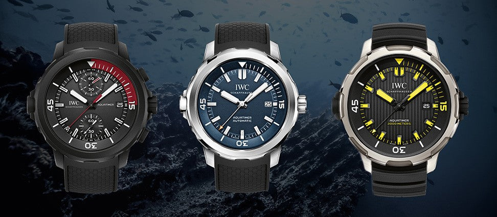 Shop Authentic IWC Aquatimer Automatic 2000 Black Dial Black Rubber Strap Watch for Men - IW358001 - Luxxuri