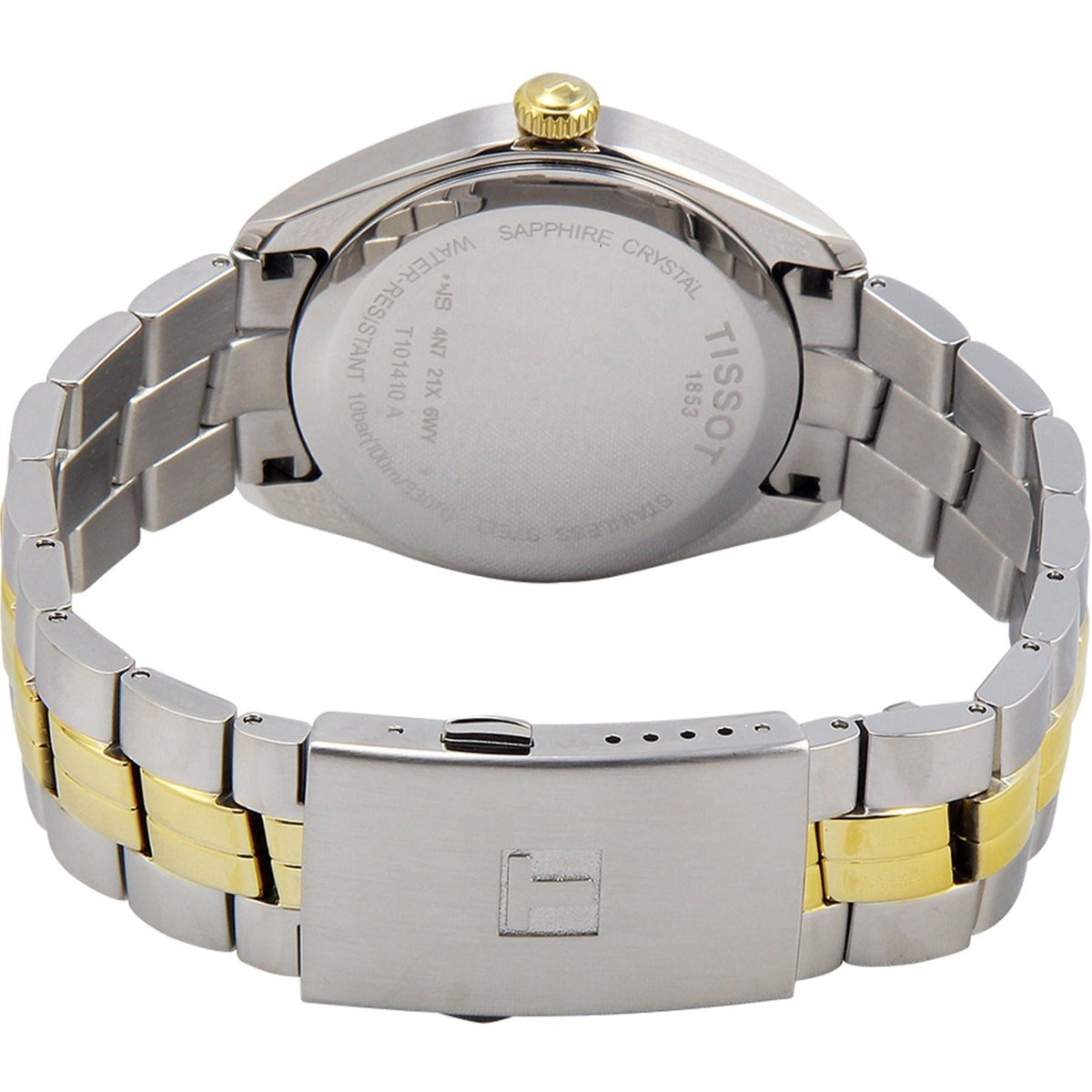 Shop Authentic Tissot T Classic PR 100 White Dial Two Tone Steel Strap Watch for Men - T101.410.22.031.00 - Luxxuri