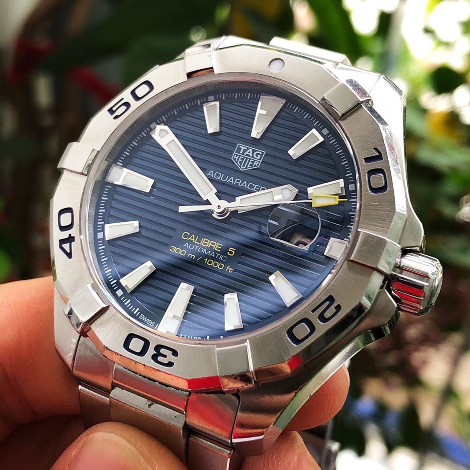 Shop Authentic Tag Heuer Aquaracer Blue Dial Watch for Men - WAY2012.BA0927 - Luxxuri