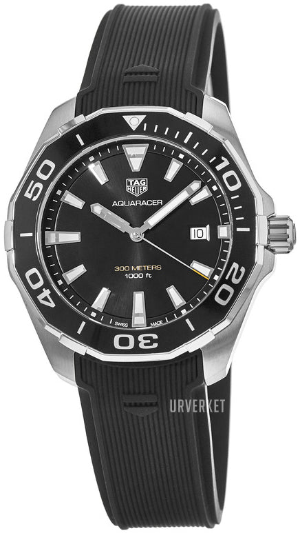 Shop Authentic Tag Heuer Aquaracer Black Dial Watch for Men - WAY101A.FT6141 - Luxxuri