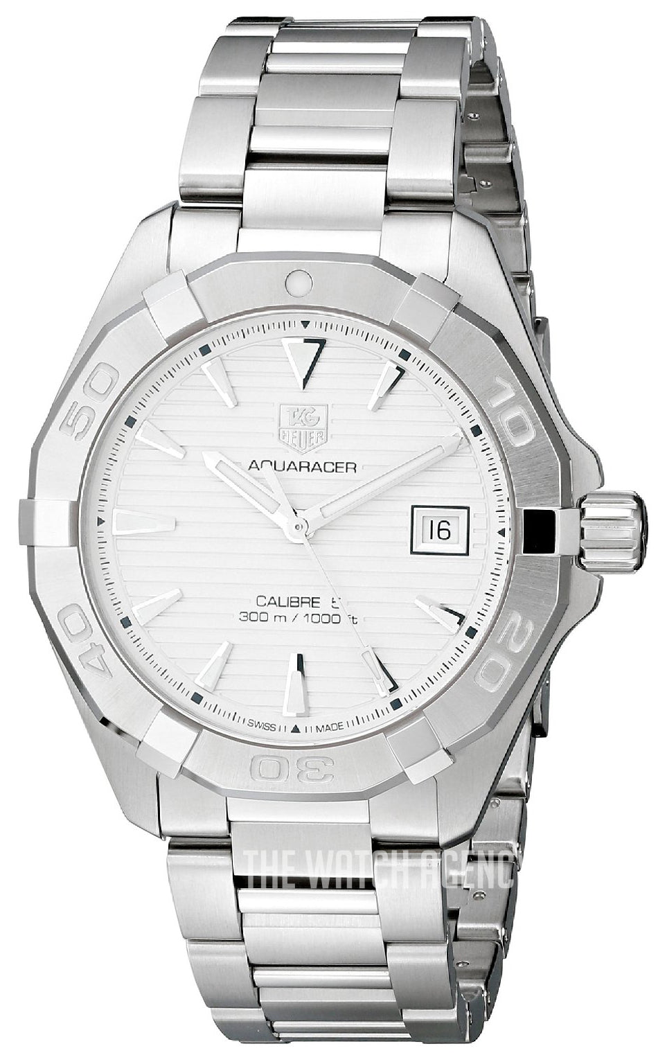 Shop Authentic Tag Heuer Aquaracer White Dial Watch for Men - WAY2111.BA0928 - Luxxuri