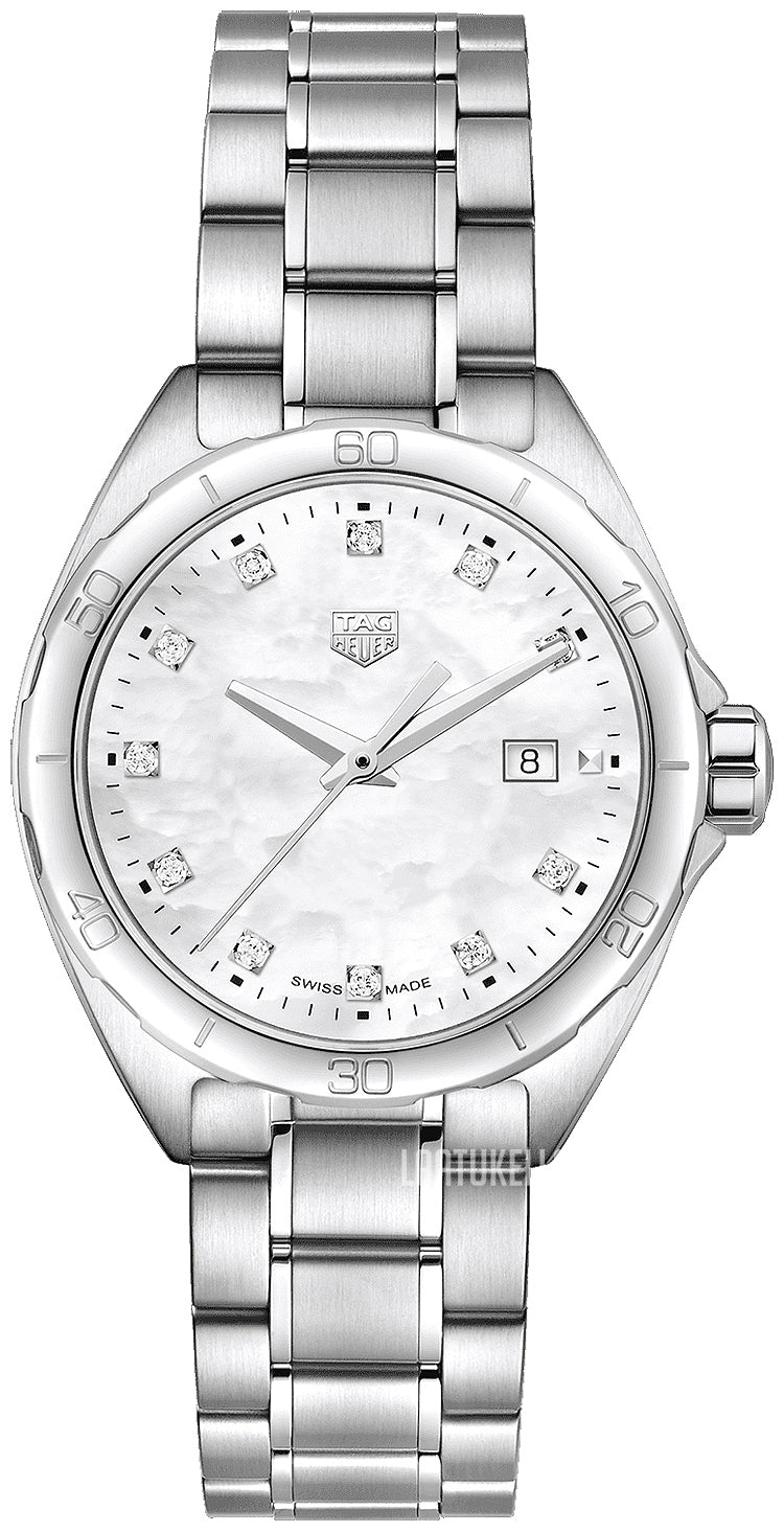 Shop Authentic Tag Heuer Formula 1 Diamonds Mother of Pearl White Dial Watch for Women - WBJ1319.BA0666 - Luxxuri
