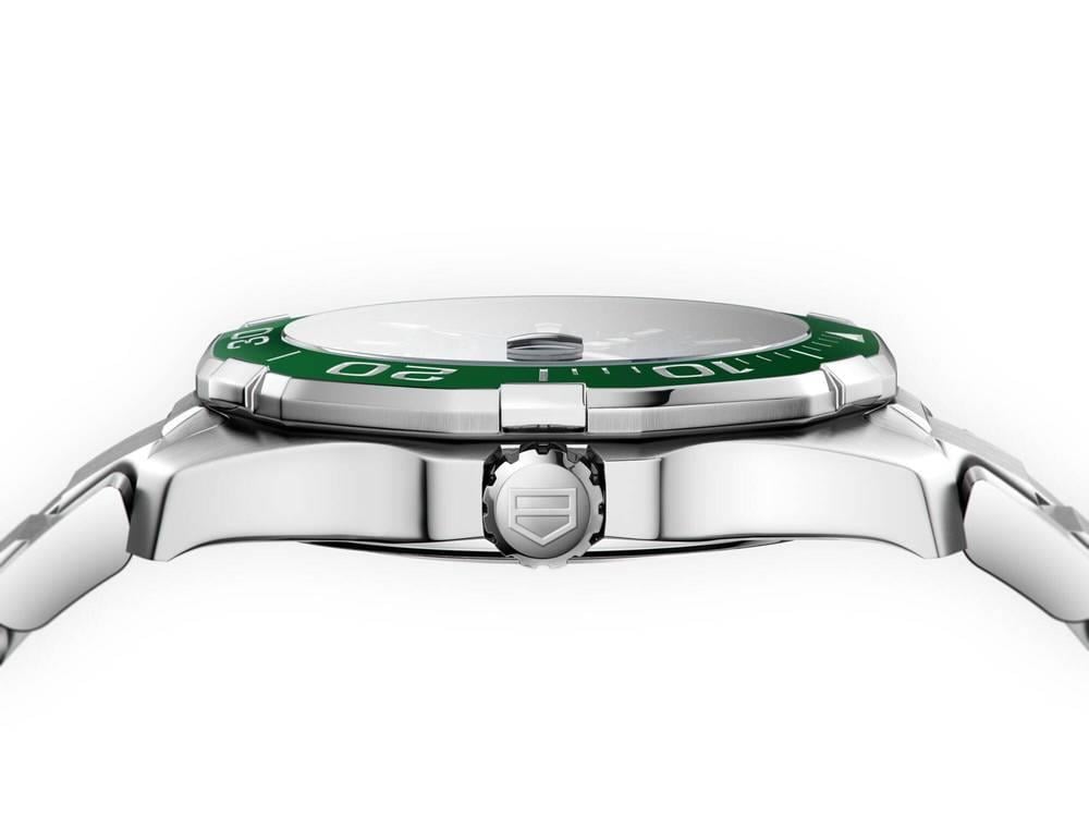 Shop Authentic Tag Heuer Aquaracer Green Dial Watch for Men - WAY201S.BA0927 - Luxxuri
