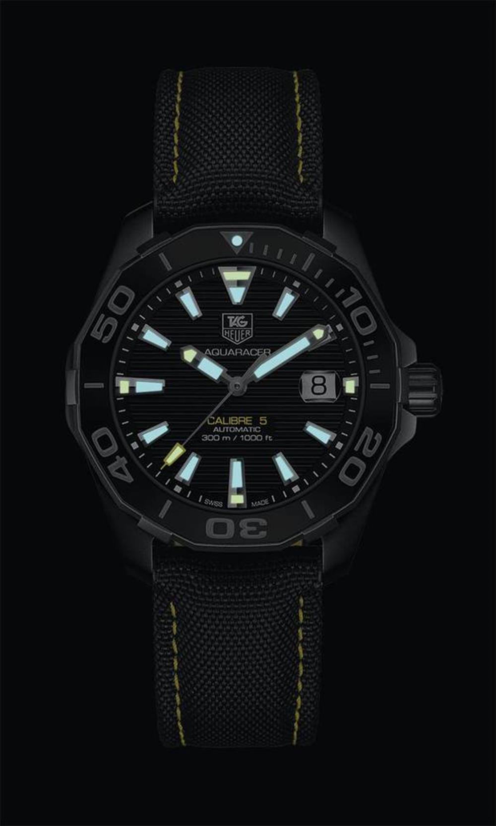 Shop Authentic Tag Heuer Aquaracer Black Dial Watch for Men - WAY218A.FC6362 - Luxxuri