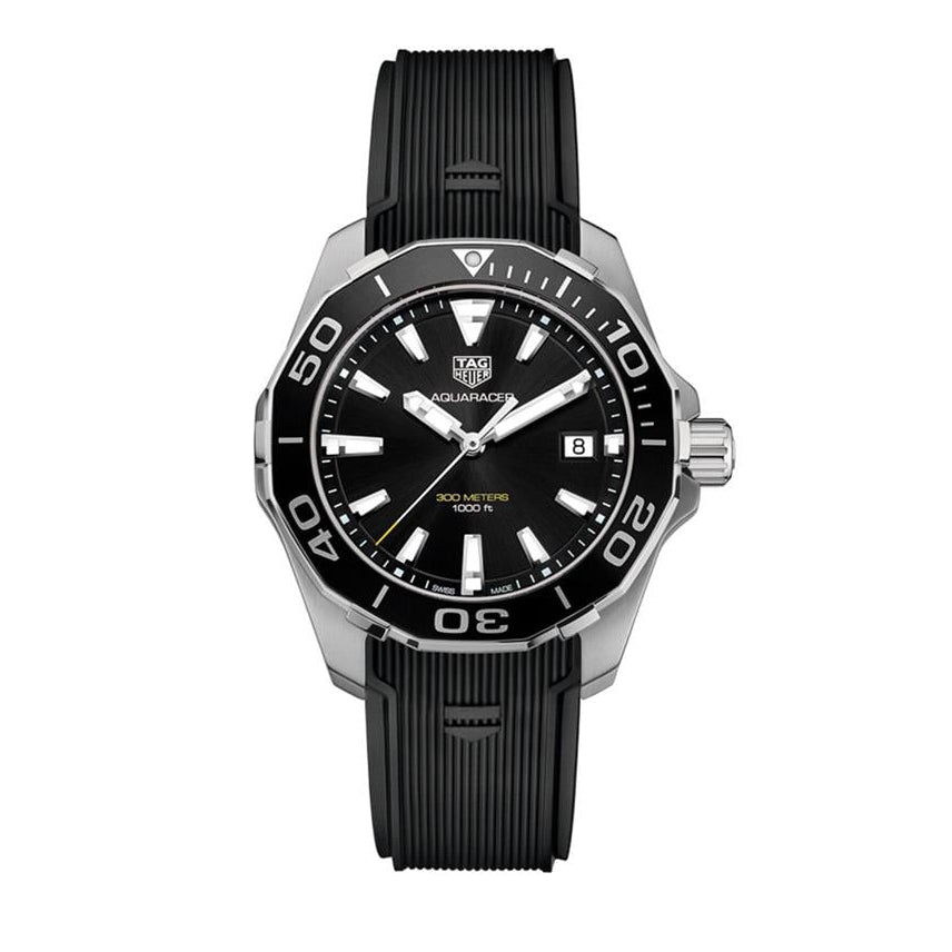 Shop Authentic Tag Heuer Aquaracer Black Dial Watch for Men - WAY111A.FT6151 - Luxxuri
