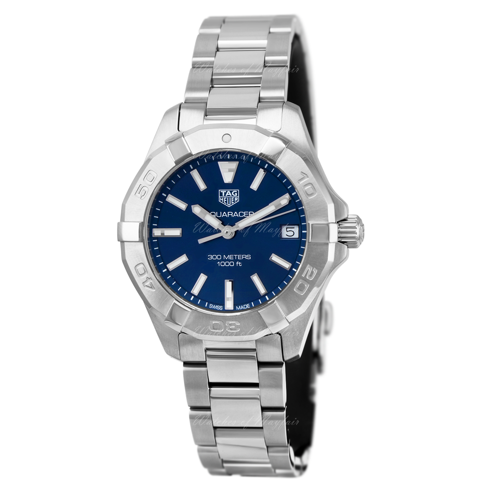 Shop Authentic Tag Heuer Aquaracer Blue Dial Watch for Women - WBD1312.BA0740 - Luxxuri