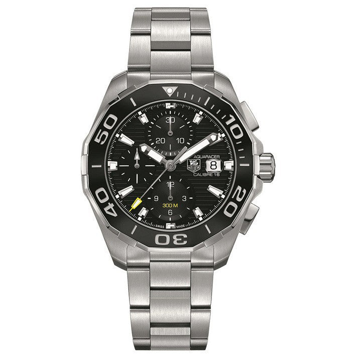 Shop Authentic Tag Heuer Aquaracer Black Dial Watch for Men - CAY211A.BA0927 - Luxxuri