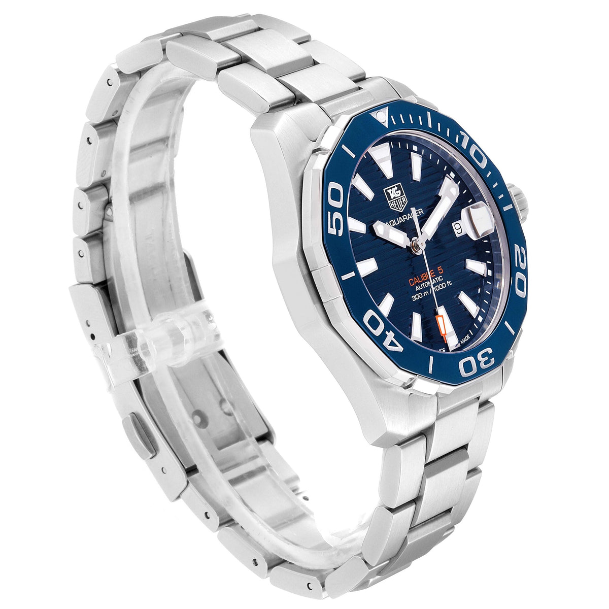 Shop Authentic Tag Heuer Aquaracer Blue Dial Watch for Men - WAY211C.BA0928 - Luxxuri