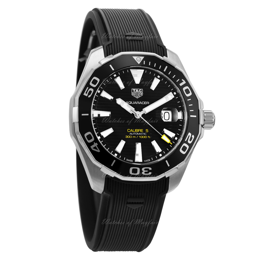 Shop Authentic Tag Heuer Aquaracer Black Dial Watch for Men - WAY201A.FT6142 - Luxxuri